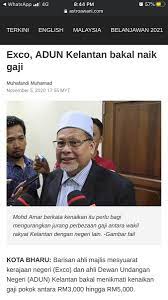 Temat, wiwid gunawan, dwi sasono. Norman Goh On Twitter State Excos And Assemblypersons Getting A Pay Raise In Kelantan We Re In The Midst Of Covid19 Pandemic Many Malaysians Are Left Unemployed This Is So Dissociated With The