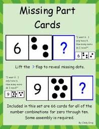 Missing Number Cards Number Cards Missing Numbers Math Facts