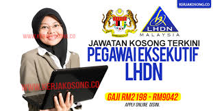 Warganegara malaysia yang berkelayakan digalakkan memohon jawatan kosong seperti berikut. Jawatan Kosong Lhdn Terkini