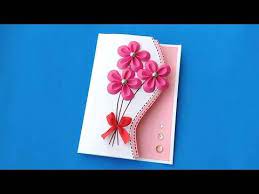 Now make a little cute star at the end of the letter of favorite. How To Make Birthday Card For Best Mom Handmade Easy Card Tutorial Youtube Simple Cards Card Tutorial Birthday Cards