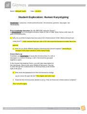 This is likewise one of the factors by obtaining the soft documents of this answer key to gizno human karyotyping by online. Humankaryotyping Result Docx Name Weniyah Cadet Date Student Exploration Human Karyotyping Vocabulary Autosome Chromosomal Disorder Chromosome Genome Course Hero