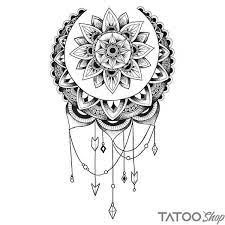 C'est très simple et plutot rapide (1h de réalisation) à vos pouces bleu. Tatouage Ephemere Mandala Attrape Reve Tatooshop