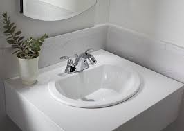 repair the drop in bathroom sinks