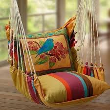 16 Diy Easy Boho Crafts For Your Boho Chic Room Hairs Out Of Place Bohemian Style Decor Diy Hammock Swinging Chair