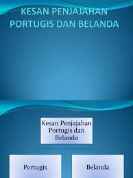 Ekspedisi perdagang belanda yang terawal di kepulauan melayu bermula pada tahun 1559. Kesan Penjajahan Portugis Dan Belanda