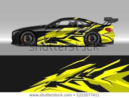 Car Decal Design Vector Graphic Abstract Stripe Racing Background Kit Designs For Wrap Vehicle Race Car Ral Car Paint Jobs Car Wrap Design Racing Car Design