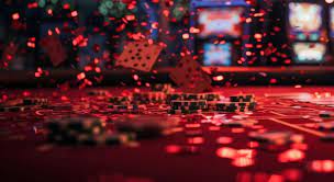 Casino visual photo album full of gambling and entertaining game activities  | Premium AI-generated image