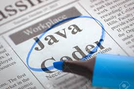 Hiring Java Coder. Blurred Image ...