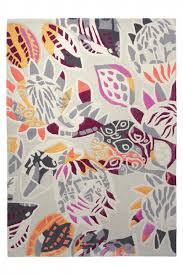 Buersten sie die betroffene stelle in liegerichtung des flors. Esprit Kurzflor Teppich Aus Wolle Desert Flower Grau Orange Lila Rot Kurzflor Teppich Moderne Teppiche Outlet Teppiche