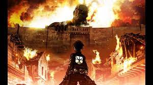 A colossal titan shows up over the walls, despite people believing they were secure within the walls and breaches the wall. Attack On Titan Wall Maria Colossal Titan Novocom Top