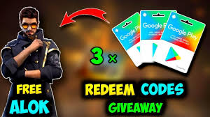 If you enter normal letters, it won't work. Free Fire New Redeem Codes Today Free Fire Redeem Codes Giveaway 3 Google Play Cards Giveaway Youtube