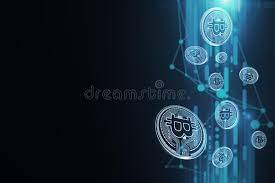 Free digital currency wallpapers and digital currency backgrounds for your computer desktop. Blue Bitcoin Wallpaper Stock Illustration Illustration Of Finance 104254430