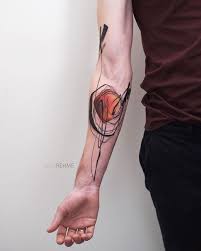 Abstract Tattoo By Julia Rehme Abstract Julia Rehme Tattoo Renkli Dovmeler Dovme Dovme Fikirleri