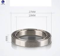 Thin Wall Ball Bearing for RC Model 6704zz 6704-2RS 20*27*4 Small Ball Bearing RC Model Bearing Manufacturer