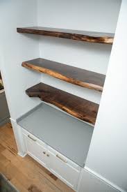 Charming Rustic Shelves And How To Add Them To Modern Spaces Rustic Shelves Shelves Live Edge Furniture