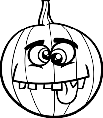 Black And White Cartoon Illustration Of Funny Jack Lantern Pumpkin Royalty Free Cliparts Vectors And Stock Illustration Image 45852857