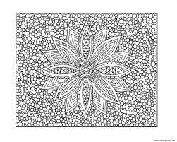 Here, you will find flower coloring pages. Free Printable Flower Difficult Adult Color Coloring Pages Printable