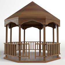 Kiosk Pavilion Gazebo Outdoor Pavilion House 3d Model Pavilion Design