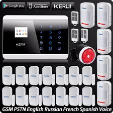 Ios Android App Control Touch Panel Wireless Gsm Pstn Dual Net Home Security Burglar Alarm System Touchpanel Ios Home Security Systems App Control Touch Panel