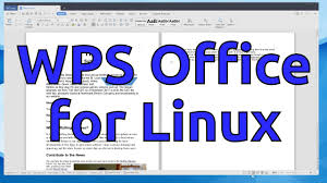 Wps Office 2019 For Linux Youtube