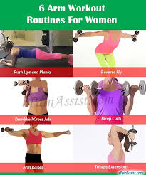 6 arm workout routines for women