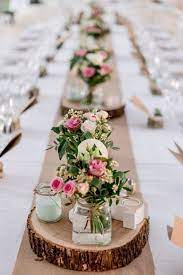 See more ideas about lavender wedding, wedding centerpieces, lavender wedding centerpieces. 45 Rustic Wedding Decorations You Must Have A Look Floral Centerpieces With Wooden Slice Wedding Table Settings Rustic Wedding Table Rustic Wedding Decor