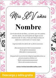 Crear diseño en blanco de tarjeta de cumpleaños. Https Www Xn Invitacionesdexvaos C4b Com Invitaciones De Xv Anos