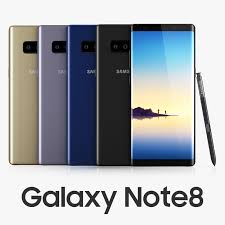 Samsung galaxy note8 colors 3D model ...