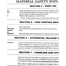 The hazards discussed within this section, i.e.: Importance Of Msds In Construction Technology Sample Information In Material Safety Data Sheets Bright Hub Engineering
