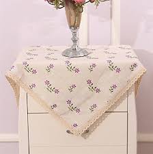 European Garden Embroidered Tablecloth Household Coffee Table Cloth Fabrics Square Small Table Cloth Coffee Table Cloth Fabric Squares Embroidered Tablecloth