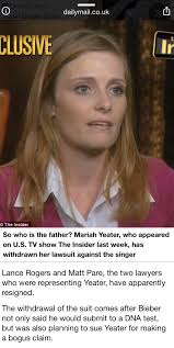 Tb to 2011 when Justin Bieber was accused of fathering Mariah Yeaters child  at age 16 (she was 19) : r/popculturechat