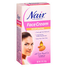 nair moisturizing face cream hair
