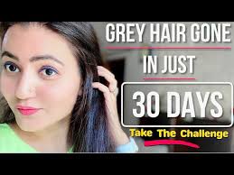 Curry leaves are packed with vitamin b, which is an essential vitamin required for hair growth and hair pigmentation. 30 Days Challenge Reverse Grey Hair Naturally In 30 Days Premature Grey Hair Causes Remedy Youtube