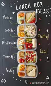Healthy Food And Mexican Healthy Food 5 Lunch Box Ideas Back To School Healthy Recipes Workout Food Healthy Eating