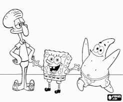 Bob Esponja Para Colorear Todos Los Personajes