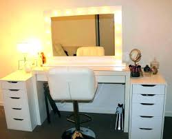 Today i'm sharing with you a makeup vanity idea for small spaces and small bedrooms. Make Up Vanity For Bedroom Desk Makeup Small Ideas With Lights Modern Table Furniture Girls Set Apppie Org