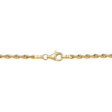 Maybe you would like to learn more about one of these? 14k Yellow Gold 2 40 2 50mm Solid Rope Chain Sam S Club