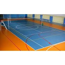 75 volleyballfeld stock illustrations and clipart. Indoor Synthetic Volleyball Court Dimension 18 X 9 M Rs 180 Square Feet Id 11798479912