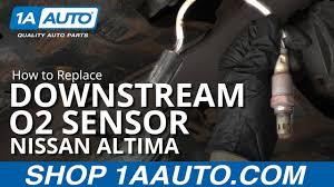 Like other engine sensors, there's no need to replace an o2 sensor as long as it is working properly and accurately reading the oxygen content of the exhaust. How To Replace Downstream O2 Sensor 7 13 Nissan Altima 1a Auto