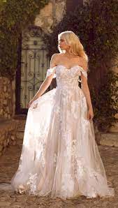 Amazing Wedding Dresses For Ultimate Garden Wedding Off The Shoulder 3d Floral Fairy Wedding Dress Dream Wedding Dresses Garden Wedding Dresses