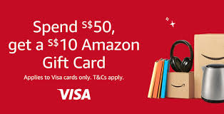 We did not find results for: Amazon Sg Spend 50 Get A 10 Amazon Gift Card When You Pay Via Visa Cards Till 24 December 2019