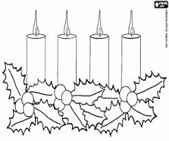 Ausmalbilder Weihnachten Kerzen Malvorlagen
