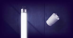 A fluorescent lamp consists of a glass tube filled with a mixture of argon and mercury vapour. Flourescent T5