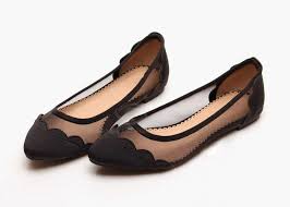 Scallop Ballerinas Flat Shoes Women Flat Prom Shoes Womens Flats