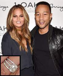 90 Of The Most Stunning Celebrity Engagement Rings Celebrity Engagement Rings Engagement Celebration Chrissy Teigen Engagement Ring