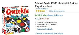 Schmidt Spiele 49309 Qwirkle Mega Pack Schmidt Spiele Karte Spiel Schmidt