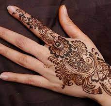 Beauty concept picture human hand being decorated henna tattoo. Henna Tattoo Care Tattoo Image Collection