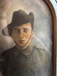 My father, Frank Jr, age 3, barefooted and waiting to be eaten or stepped 