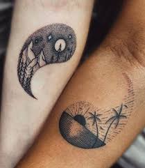 0.8in / 2 cm (width) 85 Hearty Matching Best Friend Tattoos And Meanings