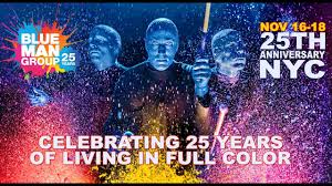 Blue Man Group Family New Years Eve Tickets 31st December